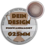 25mm Button mit Pinnwandmagnet