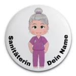 Ärztin Button gestalten