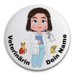 Ärztin Button gestalten