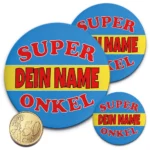 Super Onkel Flaschenöffner Button