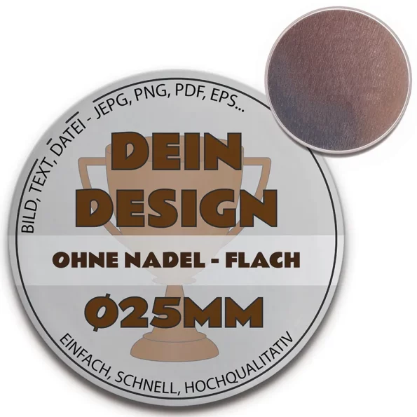 25mm Button ohne Nadel